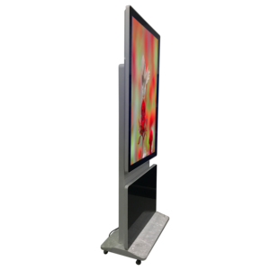 Floor Stand 360 Gradi Chiosco Digital Signage Orizzontale Totem Ruotare Schermo di Visualizzazione di Pubblicità - Product Image 5