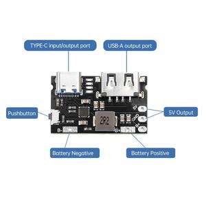 リチウム電池5V充電放電統合モジュールタイプC入出力USB出力パワーバンクDiyモジュール - Product Image 3