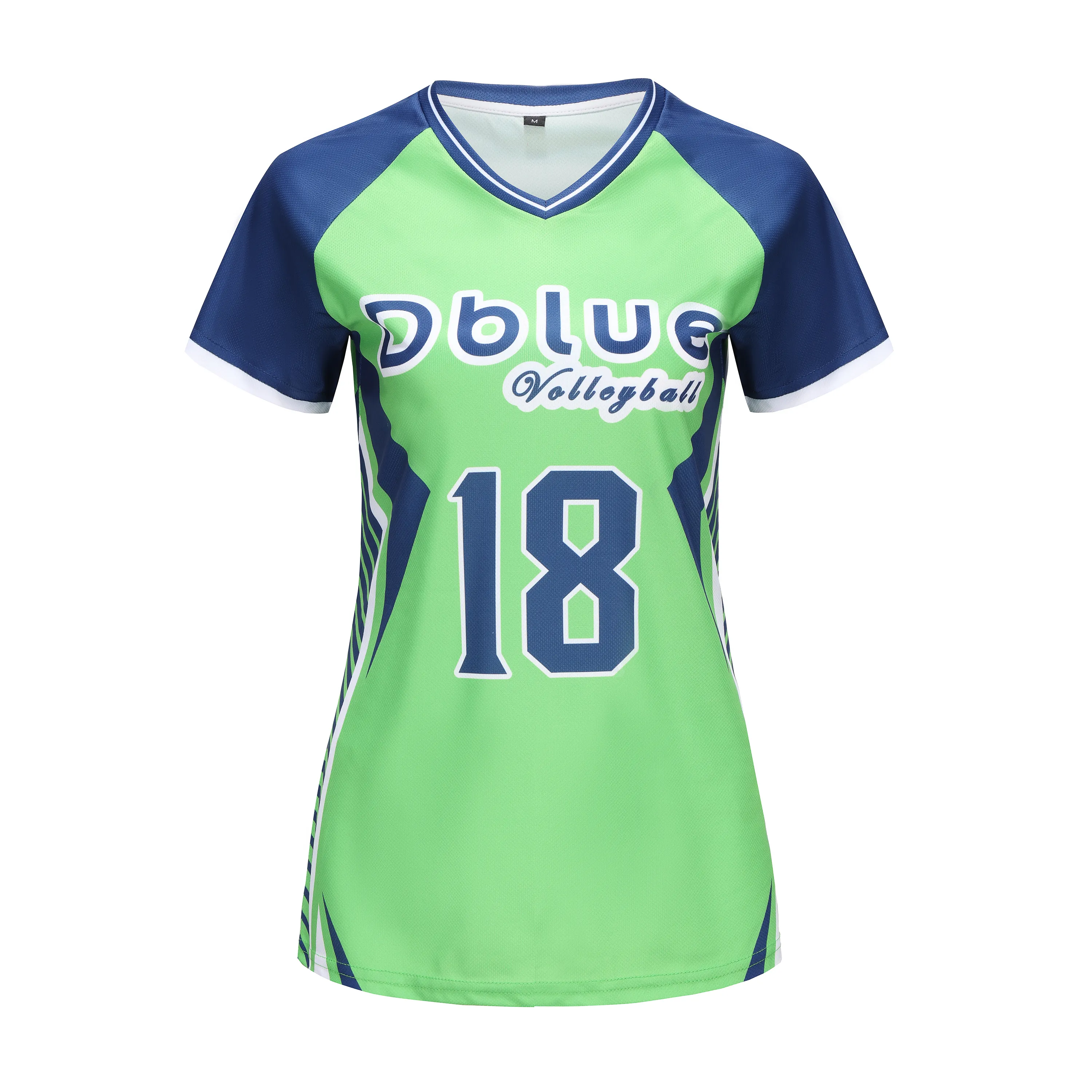 Diseño de logotipo personalizado de manga corta sublimación impresa camisetas de voleibol uniformes femeninos Jersey
