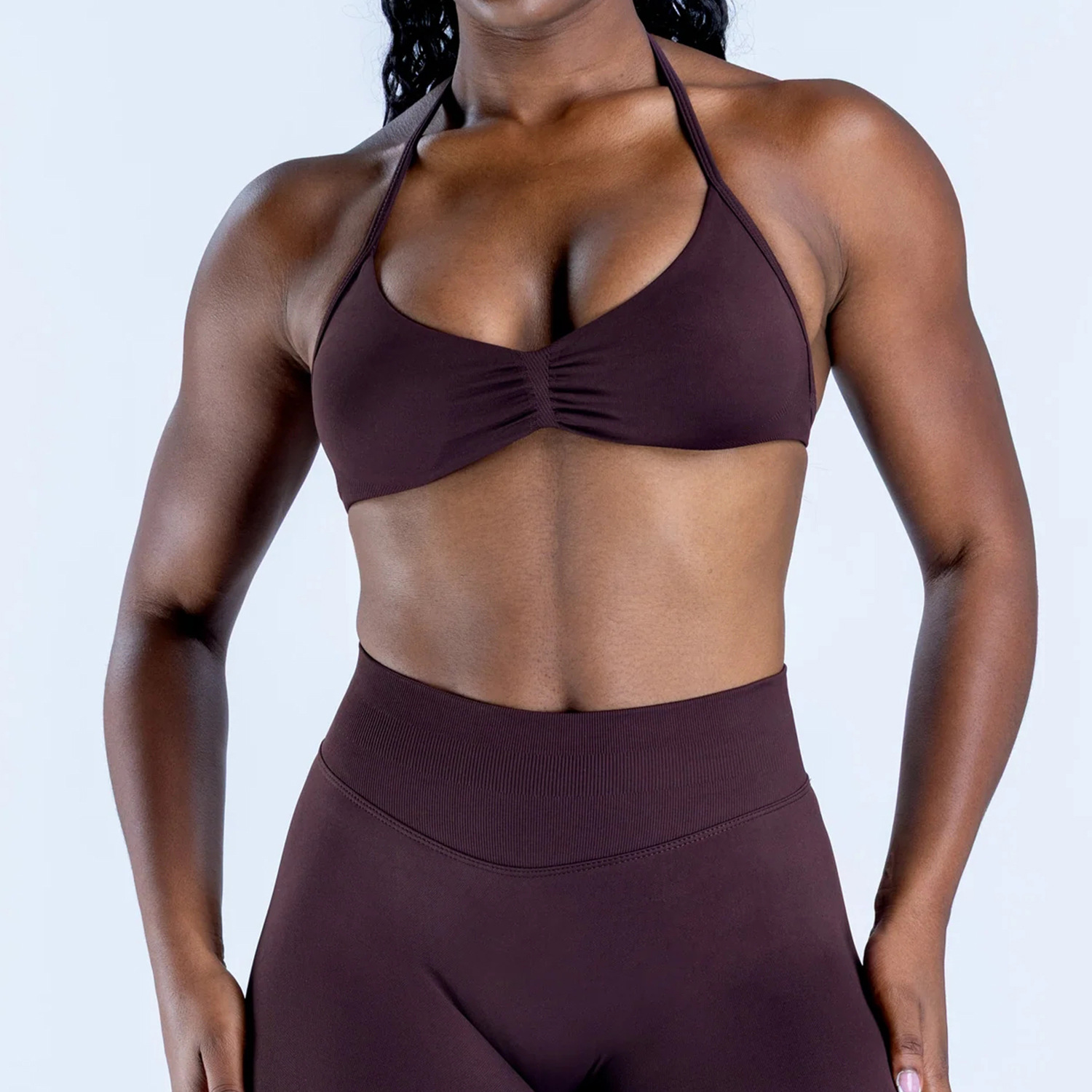 Strap bra espresso espresso shorts