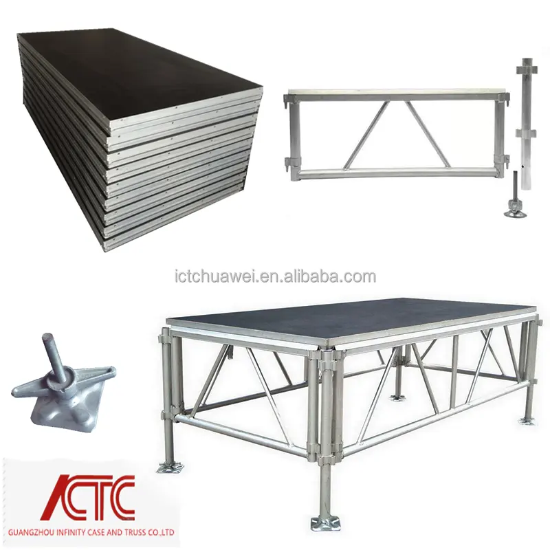 Portable aluminum performance party stage platform for sale