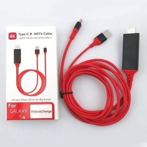 Nuevo diseño de 2m USB2.0 + tipo C a HDMI Adaptador convertidor de Cable USB de alimentación de USB-C a HDMI Cable - Product Image 5