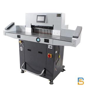 H720RT 720毫米程序控制书断头台，带可选气泵侧台液压切纸机 - Product Image 3