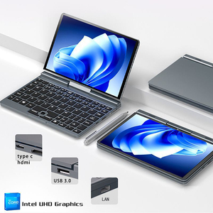 Computadoras portátiles Notebook 8 pulgadas Win1011 12GB RAM Laptop support SSD Viajes y trabajo de oficina Computadora portátil de mano tableta
