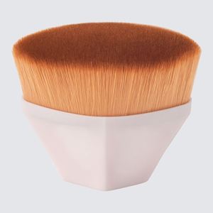 Mauri kısa kolu düz kalın fırçalar makyaj için çok makyaj araçları tek boyutu sihirli No.55 sıvı altıgen fondöten fırça - Product Image 6