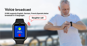 2025 VSW16ซิมการ์ดสมาร์ทวอทช์ติดตาม GPS, การติดตามวิดีโอ4g ครอบครัวกลุ่มแชทระดับ Geo-fence ปิดการใช้งานทำให้เพื่อนๆ - Product Image 6