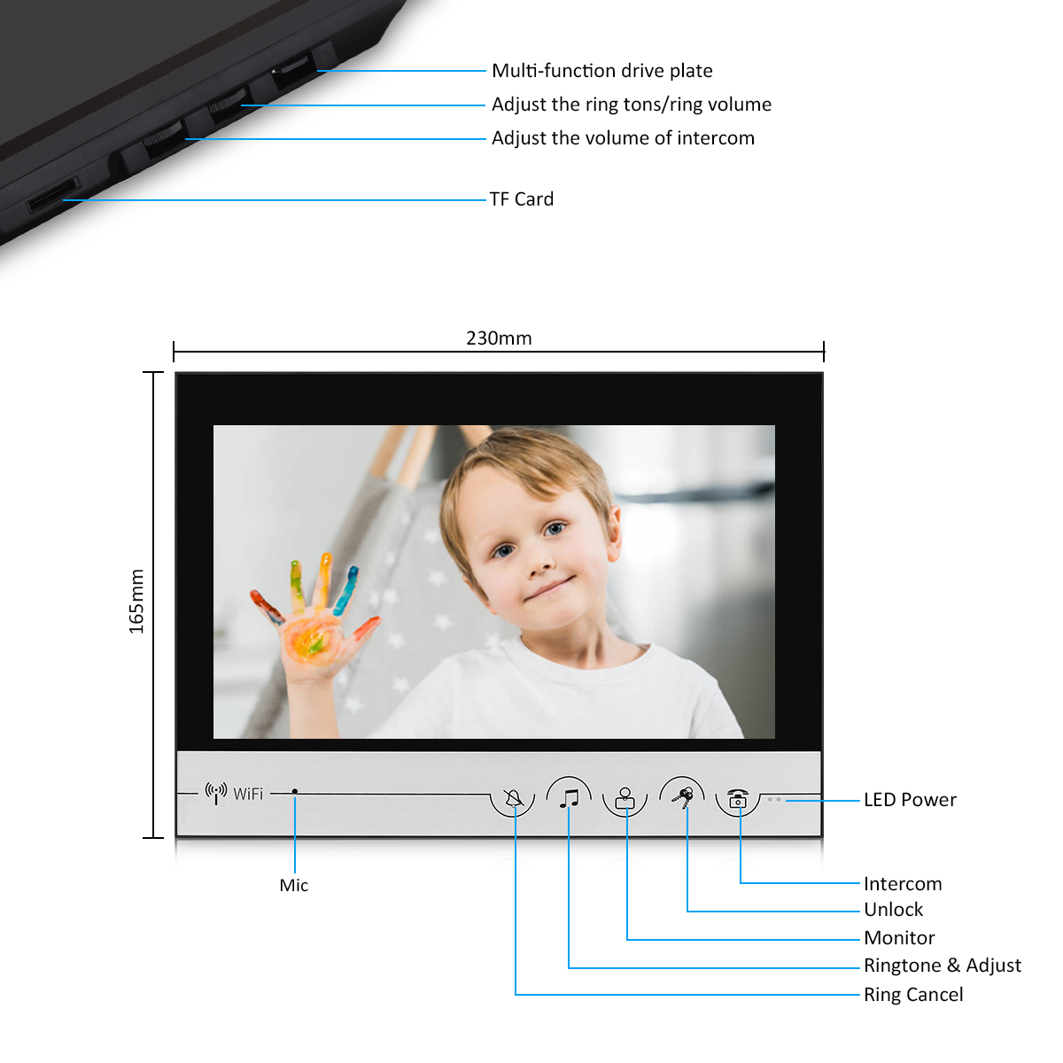 M4-V90R WiFi factory direct smart doorbell WiFi wireless doorbell with waterproof camera video door phone  system