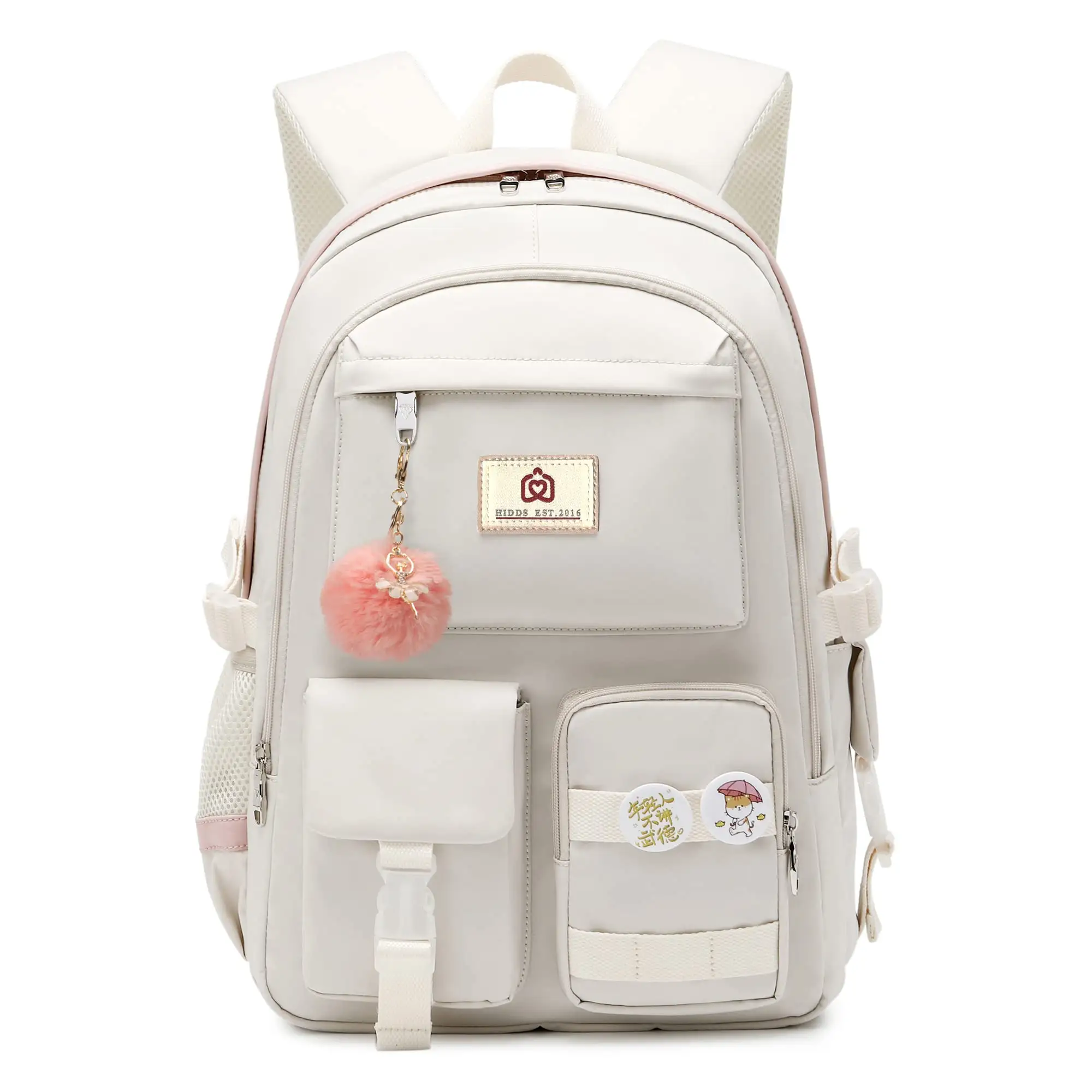 Dizüstü sırt çantaları 15.6 inç okul çantası kolej çantası Anti hırsızlık seyahat sırt çantası gençler kızlar kadınlar için büyük okul çantalarını öğrenciler