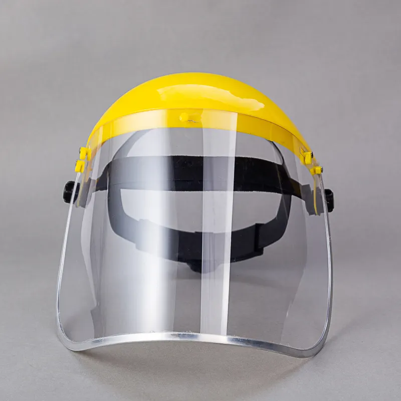 Casco de soldadura Protector de seguridad para consumibles médicos hospitalarios con pantalla protectora de casco de PVC