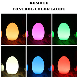 ファッションスマートリモコン防水と落下防止カラフルな形のLED卵ダイニングバーライト - Product Image 5