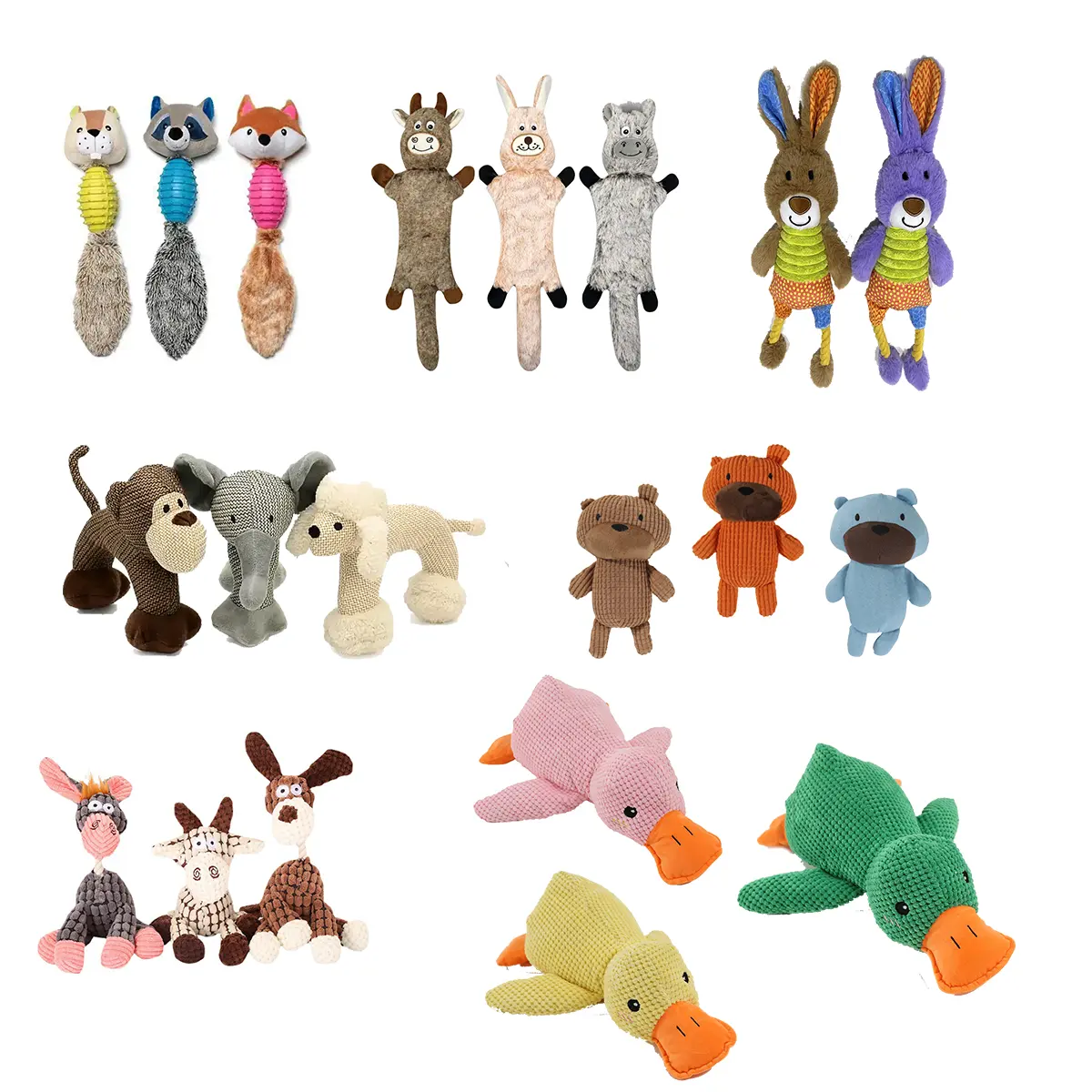 Productos para mascotas en línea de elefante de peluche perro de juguete interactivo juguete mascotas