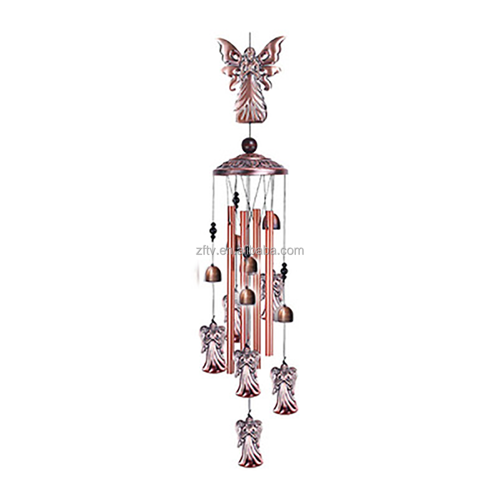 Vintage Iron Angel Wind Chimes
