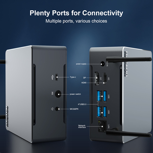 Mini PC Gaming Portable Pas Cher Linux Dual DDR4 Mini PC Micro PC HD DP 4K Display Gamer Mini Computer - Product Image 2