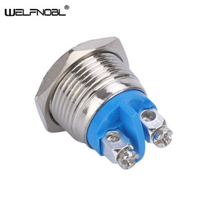 สวิตช์ปุ่มกด IP67 16มม. สวิตช์ปุ่มกดโลหะพร้อมหมุดเกลียว - Product Image 4