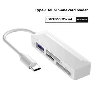 3.0 ad alta velocità USB All-In-One tipo-C Multi-funzione lettore di schede nuovo quattro In uno convertitore di interfaccia esterna per schede TF MS SD - Product Image 4
