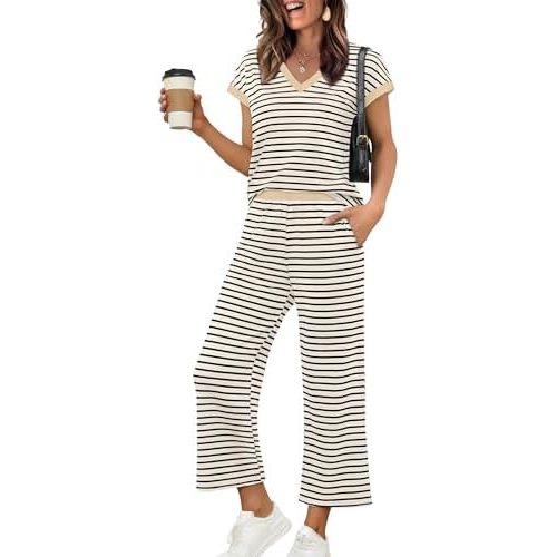 A Beige Black Stripe
