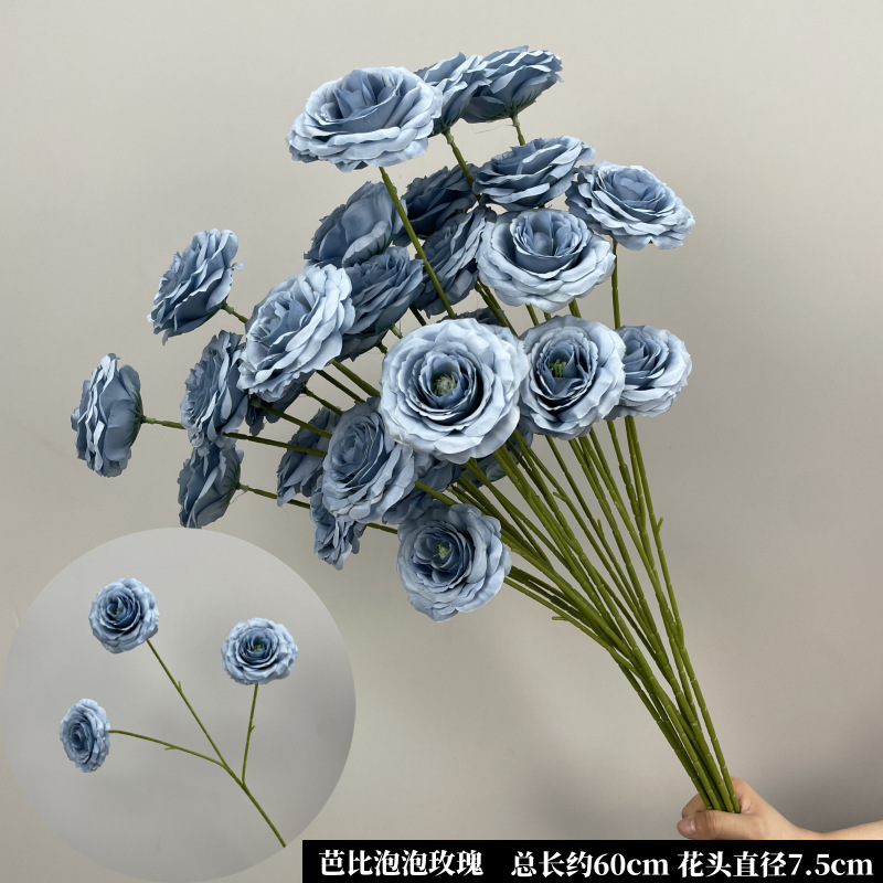 Blue barbie bubble rose