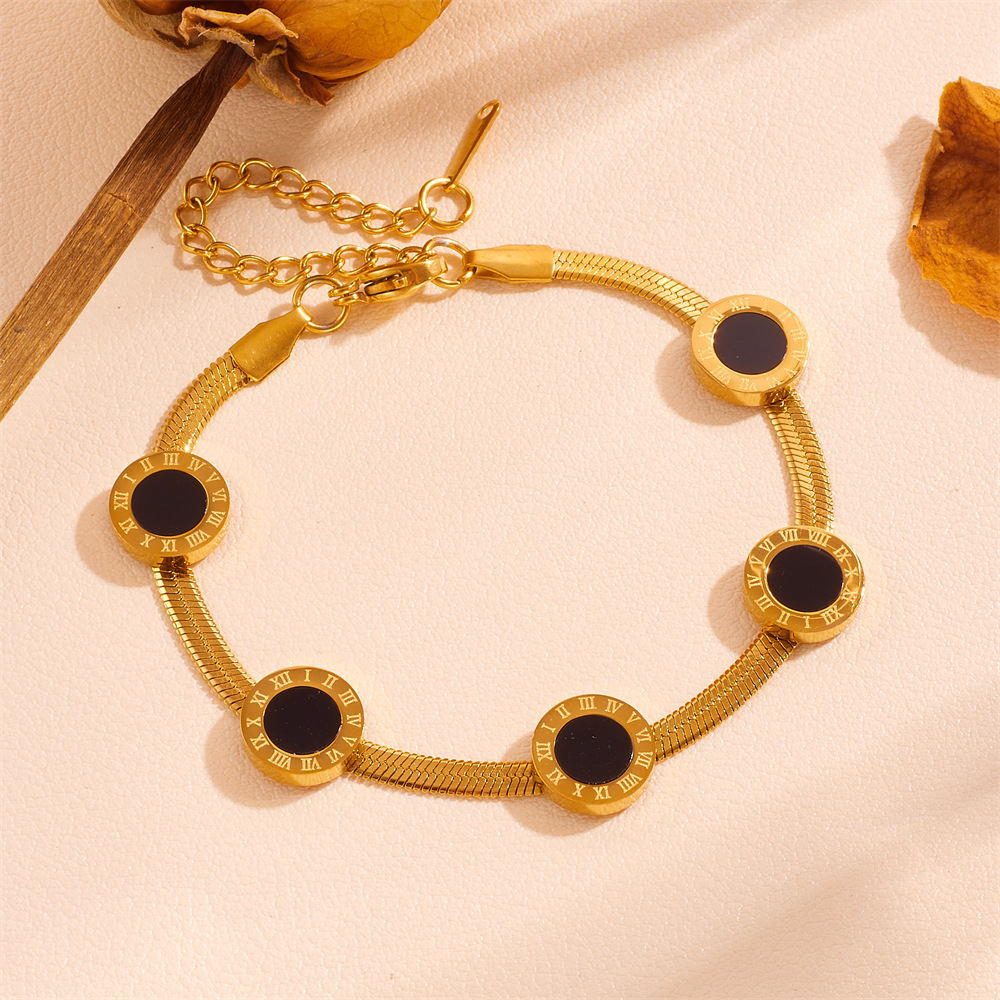 Bracelet rond Roman Black Bay L501