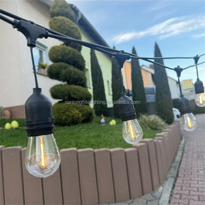 E27 presa cavo in PVC impermeabile S14 1W lampada LED stringa di luce con spina - Product Image 1