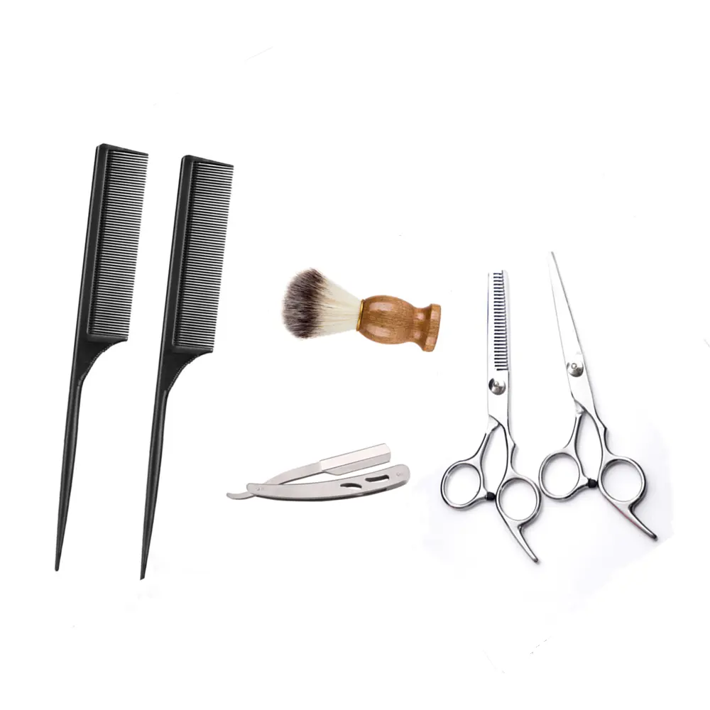 Stainless Steel Barber Scissors Kit Hair Cutting Scissors Thinning Shear For Hairdressing Salons
