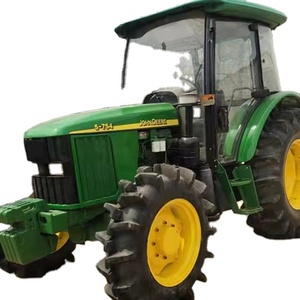 中古/中古John deereトラクター75hp 4x4wdローダー付き農業機械コンパクトトラクター