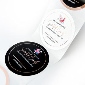 Custom Sticker logo Printing Label Roll Stickers Personalized Labels Customized <strong>Decals</strong> With Logo Text Name Image Photo - Product Image 2