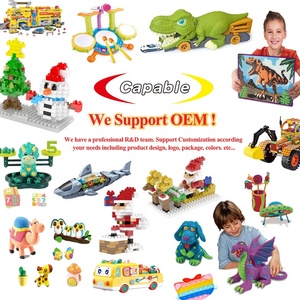 Bloques de construcción interactivos inteligentes para niños, juguete de ladrillos para enseñanza musical, dinosaurio, educativo, sonido, 43 piezas - Product Image 5