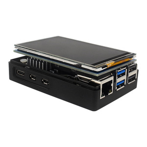 Raspberry Pi 5-го поколения ABS корпус Raspberry Pi5 5B защитный чехол совместим с охлаждающим вентилятором PWM 3,5-дюймовый экран - Product Image 4