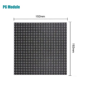 P6 Indoor Full Color 3in1 192x192mm Pixel <strong>Led</strong> <strong>Screen</strong> Panel HD <strong>Display</strong> 32x32 Dot matrix P6 Smd Rgb <strong>Led</strong> Module - Product Image 1