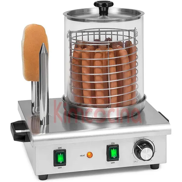 Hot Sale Bread Steamer Warmer Chinese Automatic Sausage Grill Machine Commercial Hot Dog Maker Electric Hotdog Roller