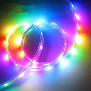 สายคาดโคมไฟ SMD 220V 5เมตร10เมตร2835 6สีสายเชือก48led ไฟ LED RGB ไฟ LED อัจฉริยะ - Product Image 2