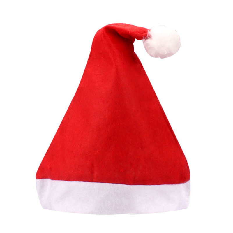 Chapeau de Noël adulte ordinaire non-tissé (26*37cm 17 grammes)