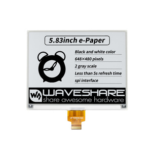 Waves hare 5,83 Zoll E-Ink Roh display rot/schwarz/weiß dreifarbiges E-Paper SPI-kompatibles Raspberry Pi/Arduino/STM32 600x448 - Product Image 1