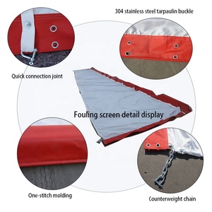 PVC rắn Float rào cản dầu ngăn chặn bùng nổ tràn dầu Hàng Rào Rào Rào Cản silt rèm - Product Image 4