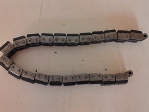 08B with <strong>G2</strong> Attachment Duplex Roller <strong>Chain</strong> Conveyor <strong>Chain</strong> with Rubber - Product Image 2
