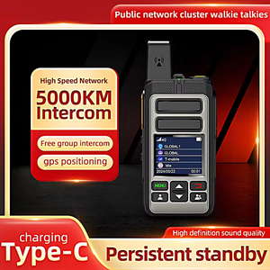 Registratore GPS impermeabile digitale DMR Walkie Radio bidirezionale 5km correva portatile dispositivo di Trunking 4G supporto di rete Bluetooth lungo - Product Image 5