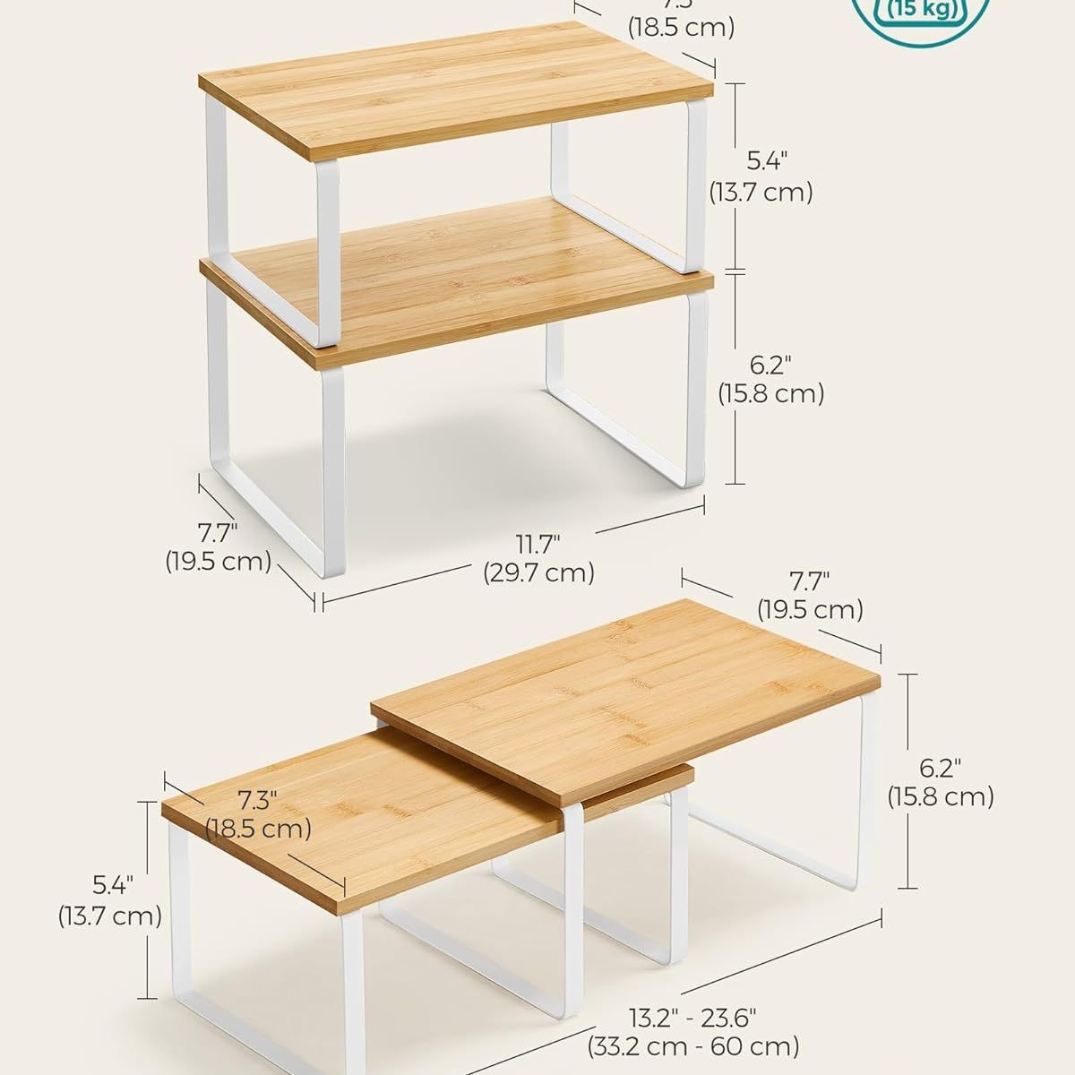 Bambou et bois blanc
