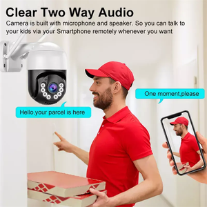 WiFi PTZ kiti Dome kamera 4CH kablosuz IP kamera kiti 4MP CCTV Wifi kamera sistemi XM Icsee destek 2 yönlü ses - Product Image 2