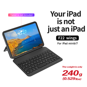 超軽量超薄型8.3インチの新デザインiPadミニケースAppleキーボード用多機能品質保証 - Product Image 5