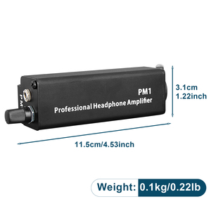 PM1In-Ear Monitor Amplifier Portable Ear Amplifier Converter XLR to 3.5MM Audio Ear Amplifier with Volume Control - Product Image 3