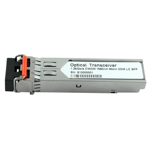 ספק סין SFP <span class=keywords><strong>1x</strong></span> 1000 Mbps LC SM 80 ק""מ TX1550 ננומטר מקלט אופטי