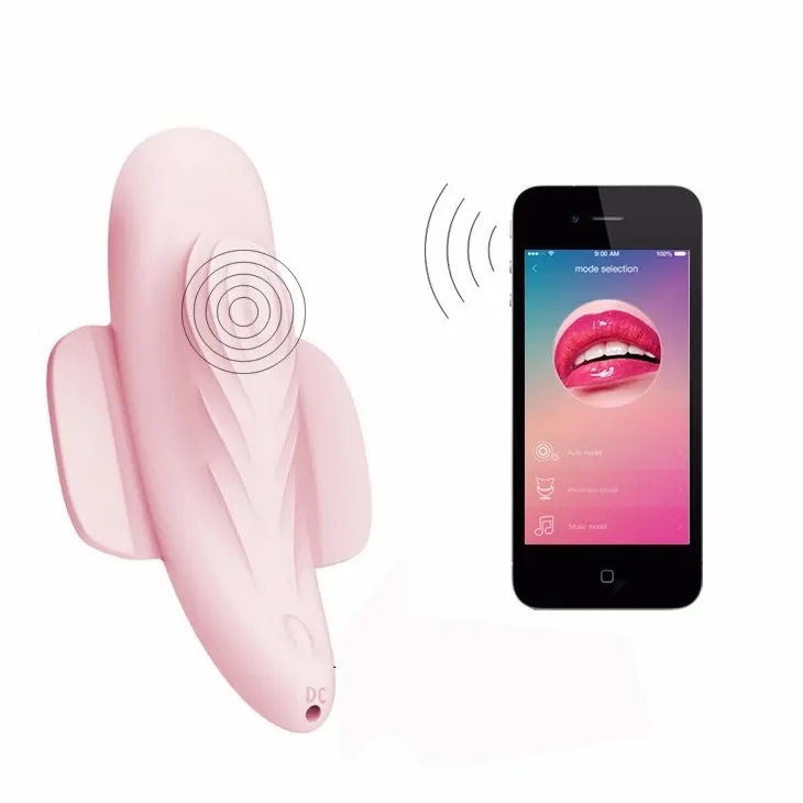 Секс-игрушка для взрослых женщин, невидимые вибрационные трусики, вибратор, 10 скоростей, C-стринги, с пультом дистанционного управления, вибрирующие трусики для телефона