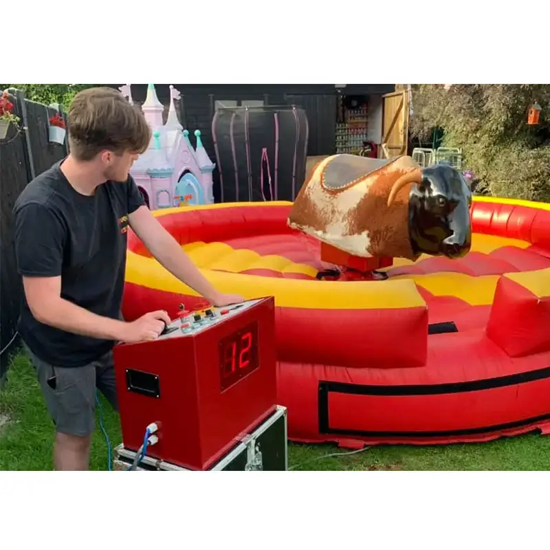 Chongqi usine simulateur commercial contrôle enfants mécanique Bull Ride rodéo électrique Bull Riding