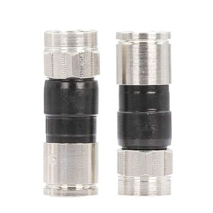 F 型 RG6 同轴电缆压缩插头接头连接器 - Product Image 3