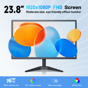 Monitor de 24 pulgadas de alta calidad, resolución de 1920x1080, pantalla de PC de escritorio de oficina IPS de 75Hz con interfaz DC AV BNC DVI - Product Image 6