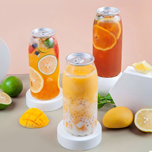 2025 mới nhất nóng bán bong bóng trà Soda cà phê vật nuôi lon 330ml 500ml tùy chỉnh biểu tượng vật nuôi lon có nắp đậy - Product Image 2