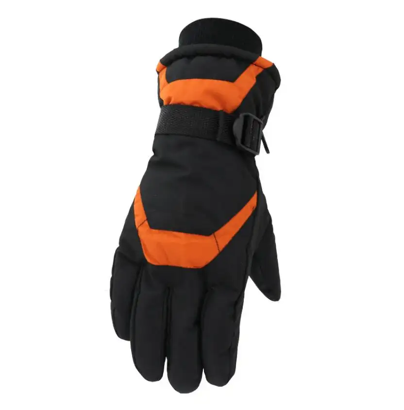 Commercio all'ingrosso OEM Impermeabile snowboard guanti caldi guanti di Nylon Guanti Da Ciclismo guanti da sci di inverno foderato in pile