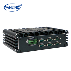 Fabbrica diretta COM1 & 2 può scegliere RS232/485 MINI computer 2pin Phoenix terminale barebone computer - Product Image 3