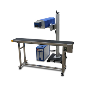 Macchina della marcatura del laser della macchina di codifica del laser della bottiglia dell'animale domestico di volo di CO2 per la stampante del codice della data della linea di produzione per il logo della bottiglia d'acqua - Product Image 3