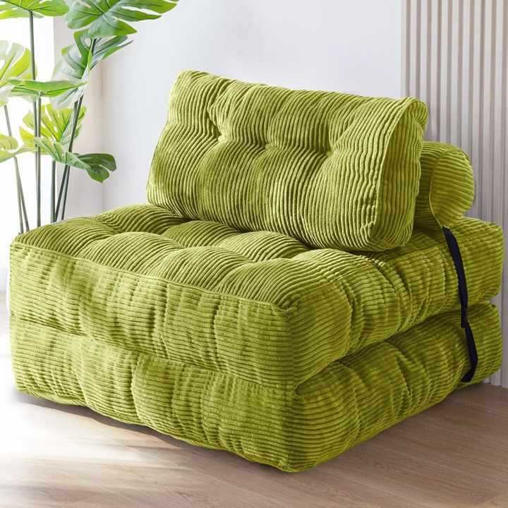 velours côtelé vert herbe